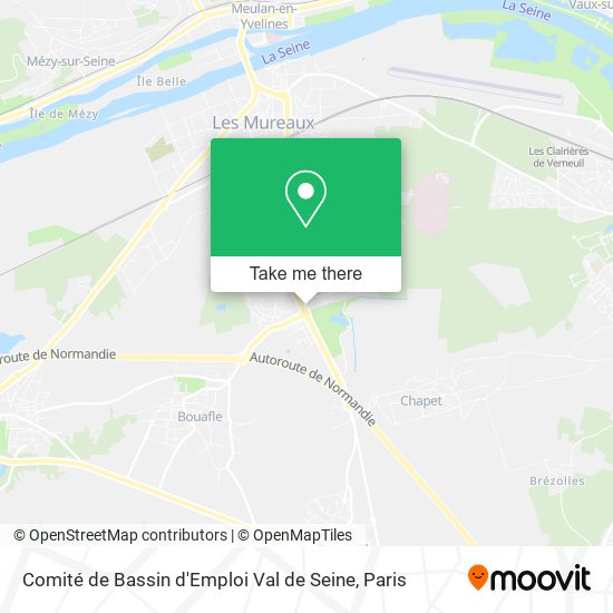 Comité de Bassin d'Emploi Val de Seine map