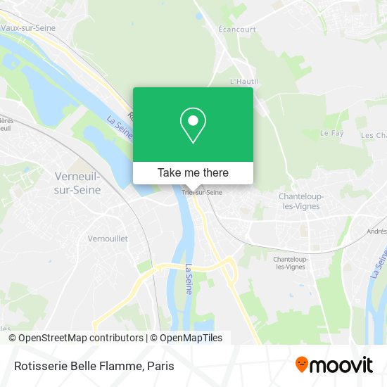 Mapa Rotisserie Belle Flamme