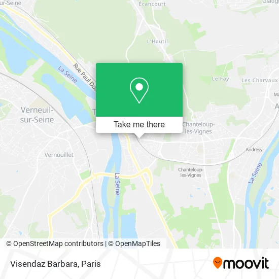 Visendaz Barbara map