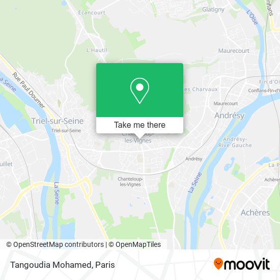 Mapa Tangoudia Mohamed