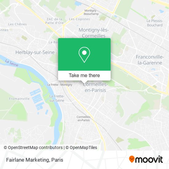 Fairlane Marketing map