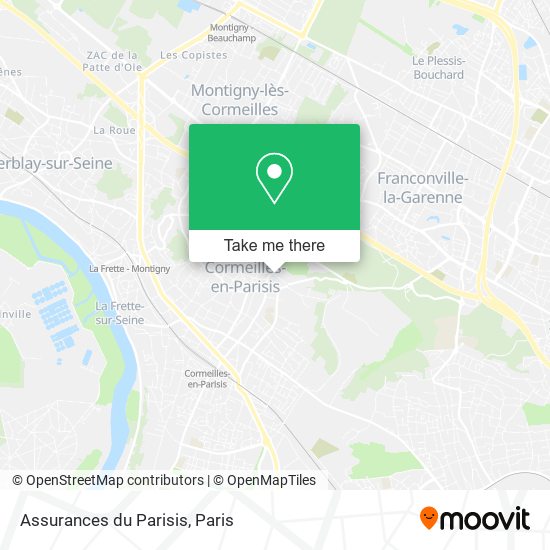 Mapa Assurances du Parisis