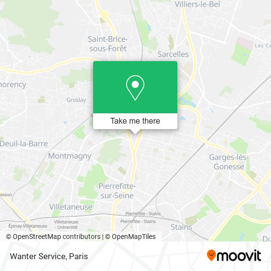 Wanter Service map