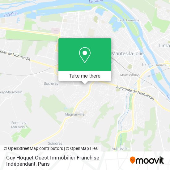 Guy Hoquet Ouest Immobilier Franchisé Indépendant map