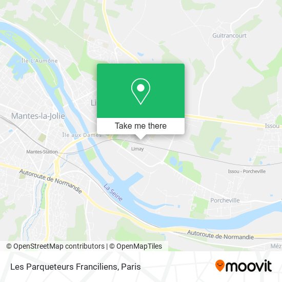 Mapa Les Parqueteurs Franciliens