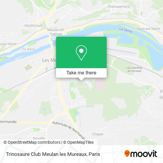 Mapa Trinosaure Club Meulan les Mureaux