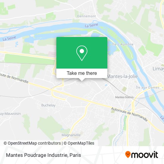 Mapa Mantes Poudrage Industrie