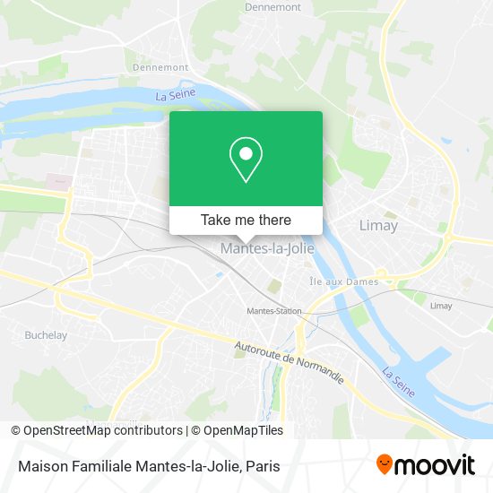 Maison Familiale Mantes-la-Jolie map