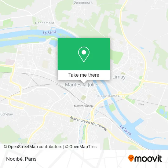 Nocibé map