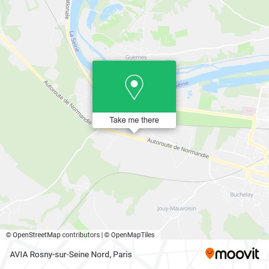 AVIA Rosny-sur-Seine Nord map