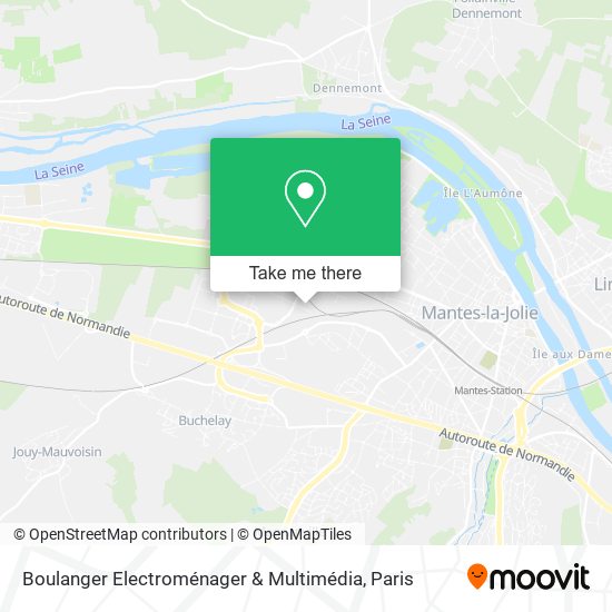 Boulanger Electroménager & Multimédia map