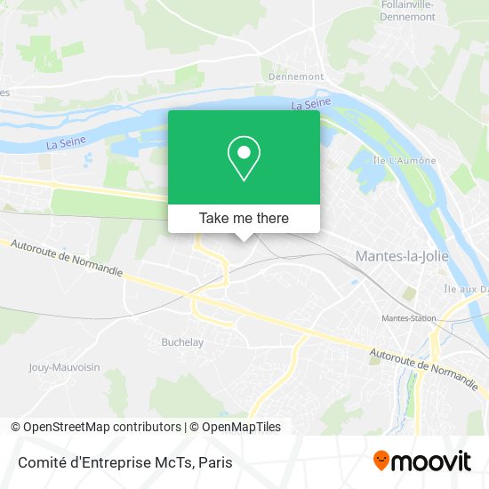 Comité d'Entreprise McTs map