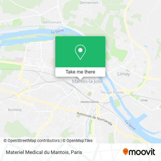 Materiel Medical du Mantois map