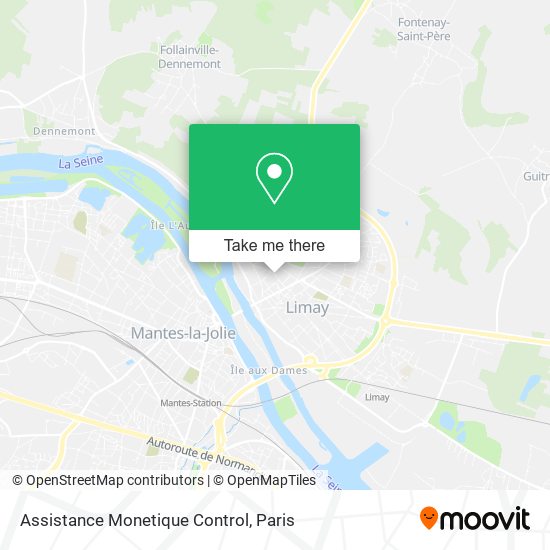 Assistance Monetique Control map