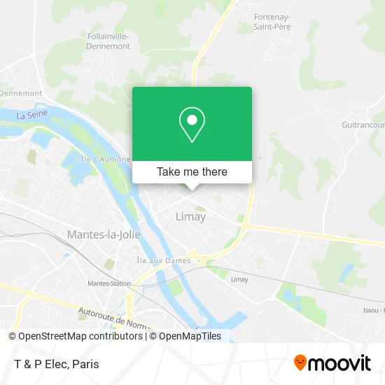 T & P Elec map
