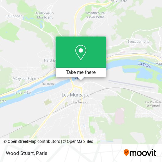 Mapa Wood Stuart