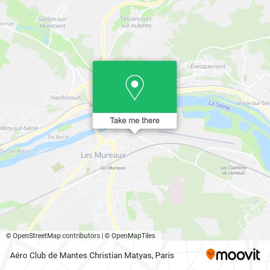 Mapa Aéro Club de Mantes Christian Matyas