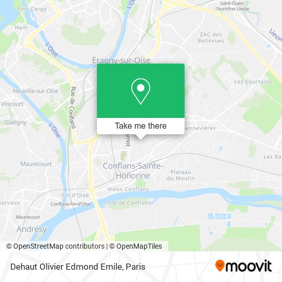 Mapa Dehaut Olivier Edmond Emile