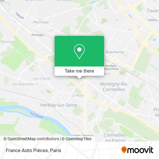 Mapa France Auto Pièces
