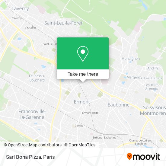 Sarl Bona Pizza map