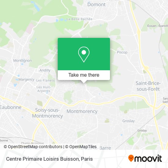 Centre Primaire Loisirs Buisson map