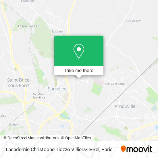 Mapa Lacadémie Christophe Tiozzo Villiers-le-Bel
