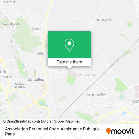 Mapa Association Personnel Sport.Assistance Publique