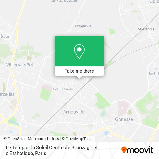 Mapa Le Temple du Soleil Centre de Bronzage et d'Esthétique