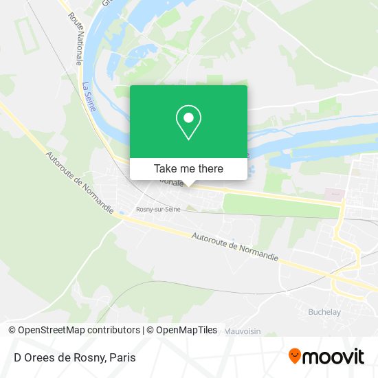 Mapa D Orees de Rosny