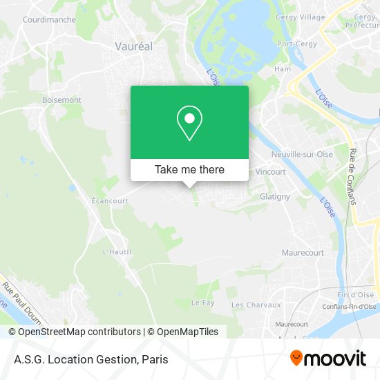 A.S.G. Location Gestion map