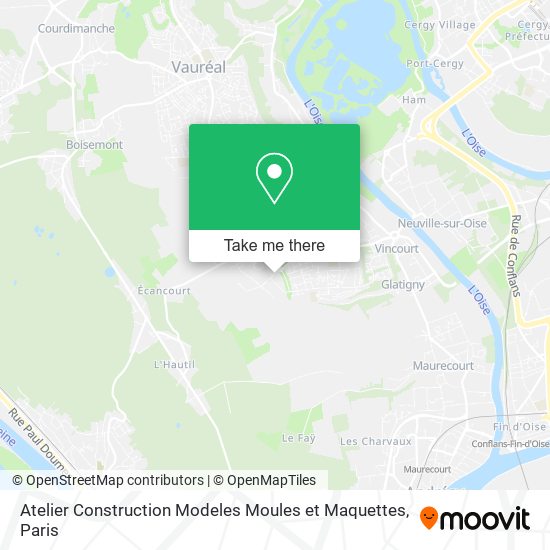 Mapa Atelier Construction Modeles Moules et Maquettes