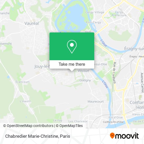 Chabredier Marie-Christine map