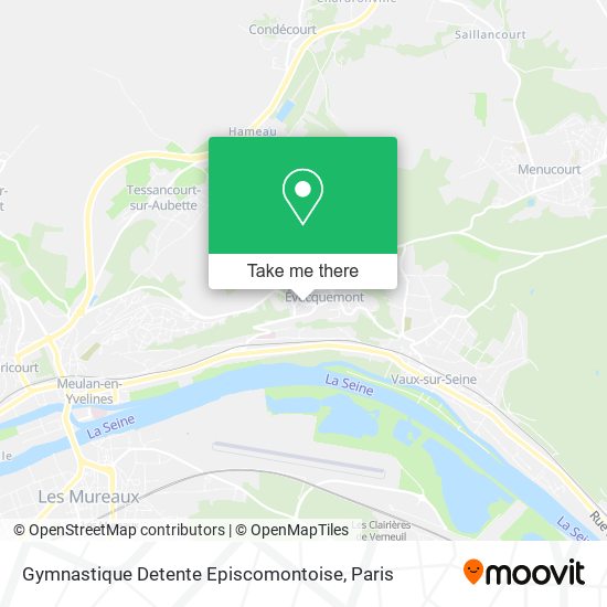 Gymnastique Detente Episcomontoise map