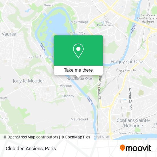 Club des Anciens map