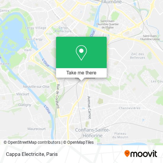 Cappa Electricite map