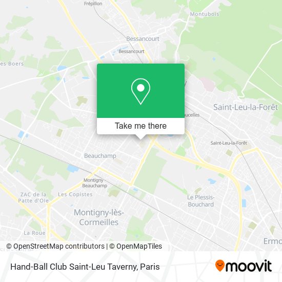Hand-Ball Club Saint-Leu Taverny map