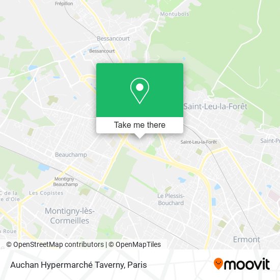Auchan Hypermarché Taverny map