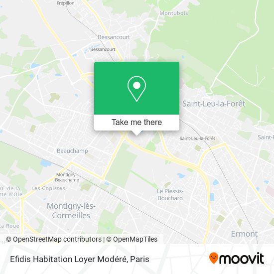Mapa Efidis Habitation Loyer Modéré