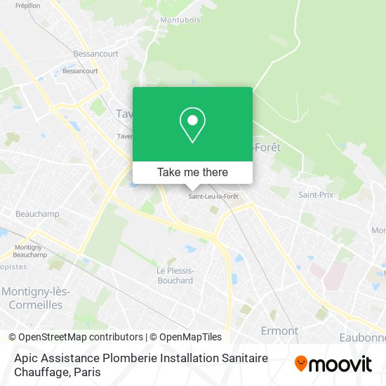 Apic Assistance Plomberie Installation Sanitaire Chauffage map