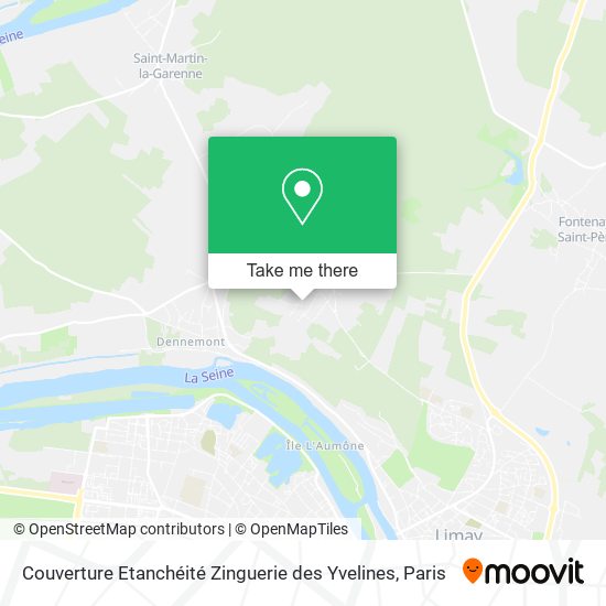 Couverture Etanchéité Zinguerie des Yvelines map