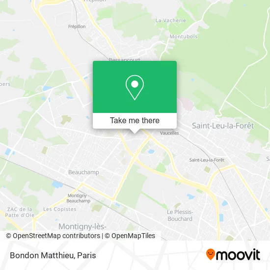 Bondon Matthieu map