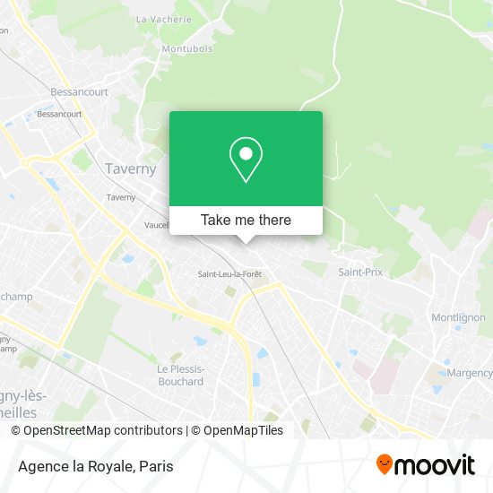 Mapa Agence la Royale