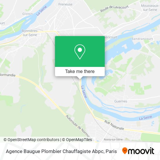 Agence Baugue Plombier Chauffagiste Abpc map