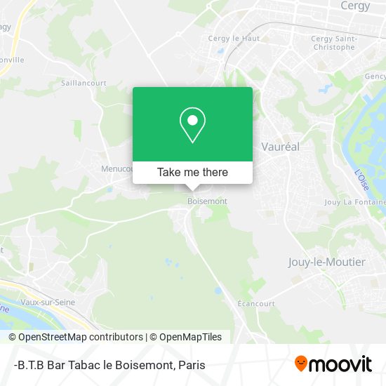 Mapa -B.T.B Bar Tabac le Boisemont