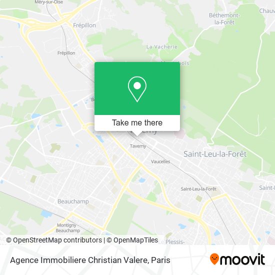 Agence Immobiliere Christian Valere map