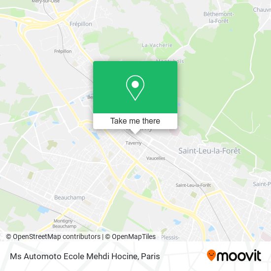 Ms Automoto Ecole Mehdi Hocine map