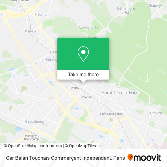 Cer Balan Touchais Commerçant Indépendant map