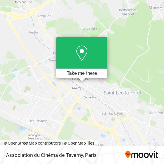 Association du Cinéma de Taverny map
