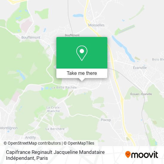 Capifrance Reginault Jacqueline Mandataire Indépendant map