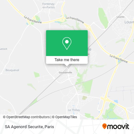 SA Agenord Securite map